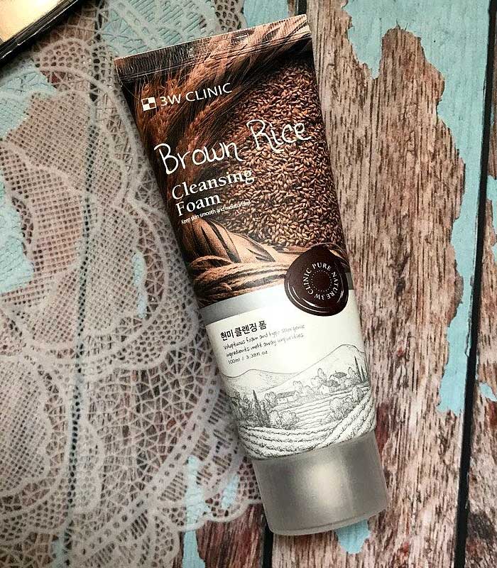 3W Clinic Brown Rice Cleansing Foam 100ml
