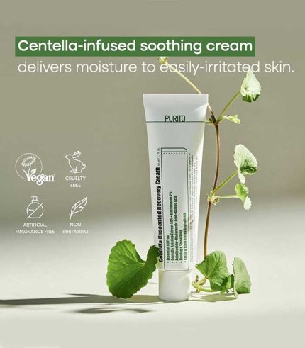 Purito Centella Unscented Recovery Cream 50ml